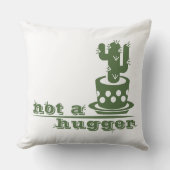 Coussin Cactus Pas un gros cactus drôle dire (Recto)