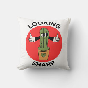 Coussin Cactus punchy Regard perçant