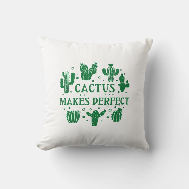 Coussin Cactus rend parfait (Recto)