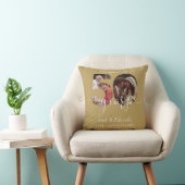 Coussin Cadeau 50e Anniversaire de Mariage 2 Photos (Chaise)