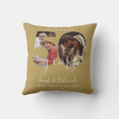 Coussin Cadeau 50e Anniversaire de Mariage 2 Photos (Verso)