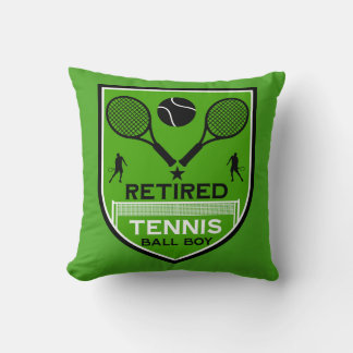 Coussin Cadeau Accessoire Drôle de Joueur de Tennis
