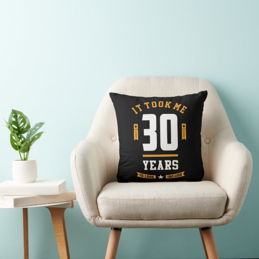 Coussin Cadeau anniversaire 30 ans (Chaise)