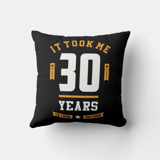 Coussin Cadeau anniversaire 30 ans (Verso)