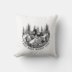 Coussin Cadeau Camper Randonnée Plus Inquiète Moins Anni