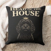 Coussin Cadeau Chef de la Maison Cockapoo | Propriétaire d (Couverture)