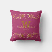 Coussin Cadeau Cœurs en Or (Recto)