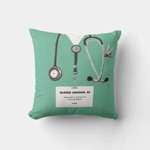 Coussin Cadeau créatif de fin d'études d'infirmière