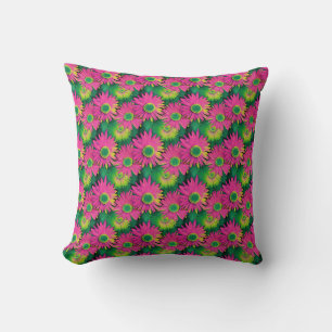 Coussin Cadeau d'anniversaire Aménagement coloré de fleu