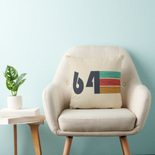 Coussin Cadeau d'anniversaire de 1964 vintage