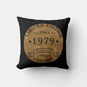Coussin Cadeau d'anniversaire de naissance en 1979