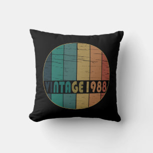 Coussin Cadeau d'anniversaire de naissance en 1988