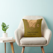 Coussin Cadeau d'anniversaire pour couple boho (Chaise)