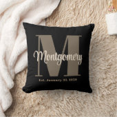 Coussin Cadeau d'anniversaire pour un nom de famille perso (Couverture)