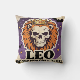 Coussin Cadeau d'anniversaire squelette Lion Zodiaque Hall