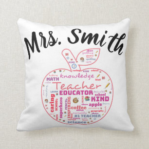 Coussin Cadeau d'appréciation de professeur