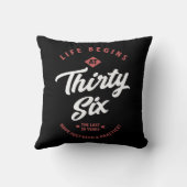 Coussin Cadeau de 36 ans (Verso)