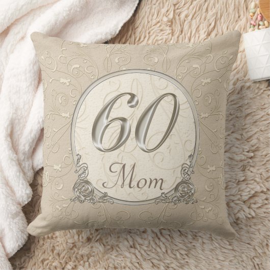 Coussin Cadeau de 60ièm anniversaire fait sur commande (Couverture)