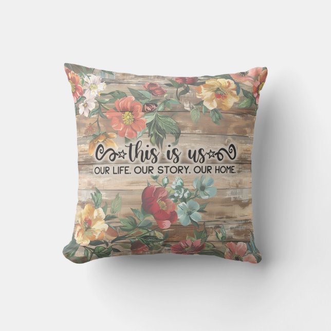 Coussin Cadeau de Clôture de Transaction Immobilière 'C'es (Recto)