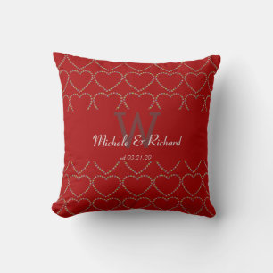 Coussin Cadeau de couple Many Hearts