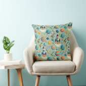 Coussin 🎉🌌 Cadeau de décoration d'aventure spatiale ludi (Chaise)