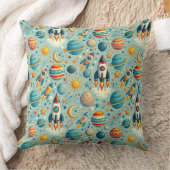 Coussin 🎉🌌 Cadeau de décoration d'aventure spatiale ludi (Couverture)