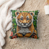 Coussin 🐯 Cadeau de décoration de jungle de tigre mignon (Couverture)
