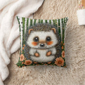 Coussin 🦔🌲 Cadeau de décoration mignonne de hérisson de (Couverture)