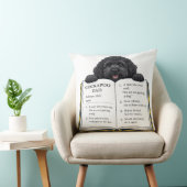Coussin Cadeau de définition de papa Cockapoo (Chaise)