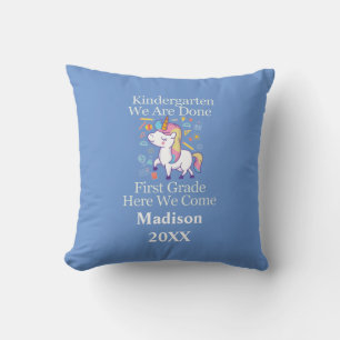 Coussin Cadeau de fin de maternelle pour la première année