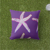 Coussin Cadeau de la fête des mères étoile de mer multicol (Herbe)
