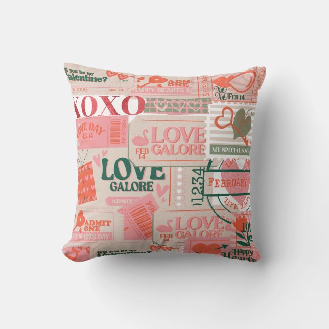 Coussin cadeau de la Saint Valentin (Recto)