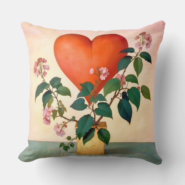 Coussin Cadeau de la Saint-Valentin (Recto)