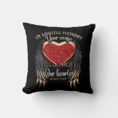 Coussin Cadeau de la Saint-Valentin Mémoire Affectueuse (Recto)