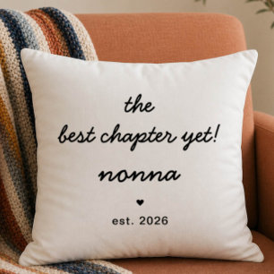 Coussin Cadeau de l'oreiller de Nonna Meilleur chapitre