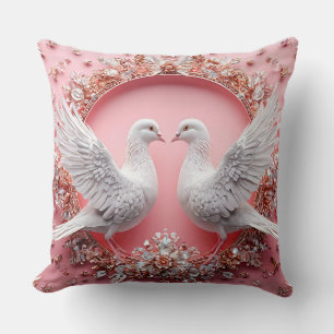 Coussin Cadeau de mariage Colombes de mariage