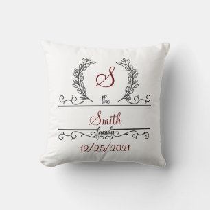 Coussin Cadeau de mariage et de shower de mariage avec mon