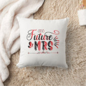 Coussin Cadeau de Mariage Future Mme (Couverture)
