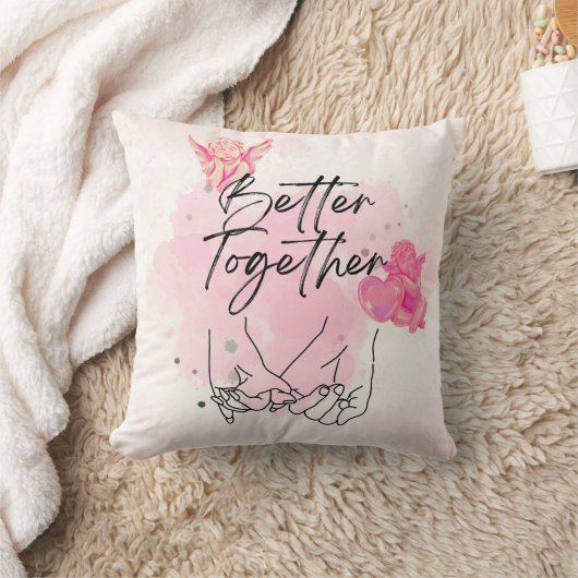 Coussin Cadeau de mariage "Meilleurs ensemble" (Couverture)