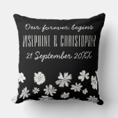 Coussin Cadeau de mariage personnalisable en souvenir de l (Recto)