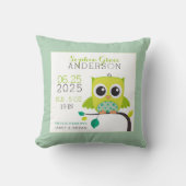 Coussin Cadeau de naissance mignon pour la nurserie de béb (Recto)