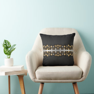 Coussin Cadeau de Noël Personnalisé Monogramme