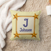 Coussin Cadeau de pendaison de crémaillère avec initiale d (Couverture)