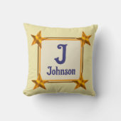 Coussin Cadeau de pendaison de crémaillère avec initiale d (Recto)