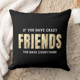 Coussin Cadeau de photo de meilleurs amis