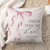 Coussin Cadeau de Réception de Mariage pour le Mariage de  (Couverture)