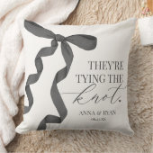 Coussin Cadeau de Réception de Mariage pour Noeud à Ruban (Couverture)