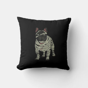 Coussin Cadeau d'Halloween de maman de chien de taureau fr