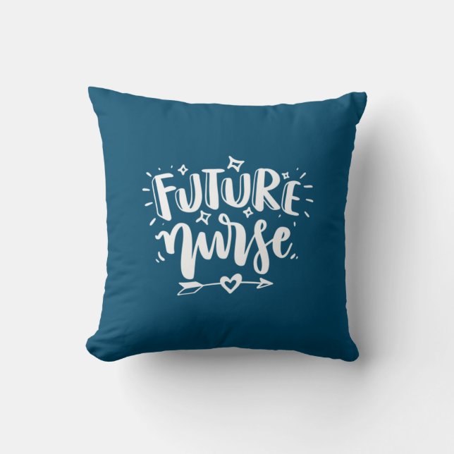 Coussin Cadeau infirmière | future infirmière (Recto)