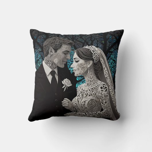 Coussin Cadeau mariage (Verso)